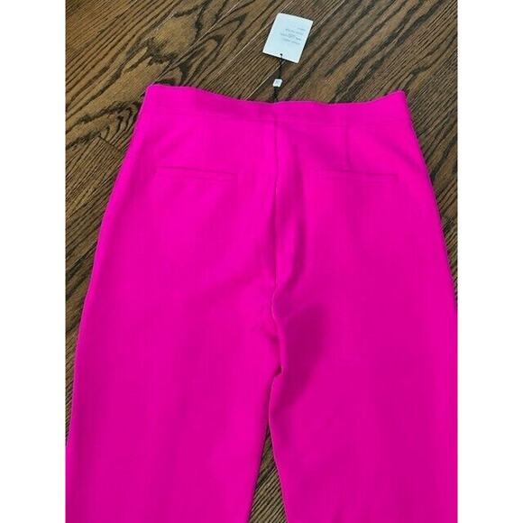 Generation Love Lucca Crepe Pants High Rise Flared Leg Retro Hot Pink Size 4 NEW - Picture 11 of 12